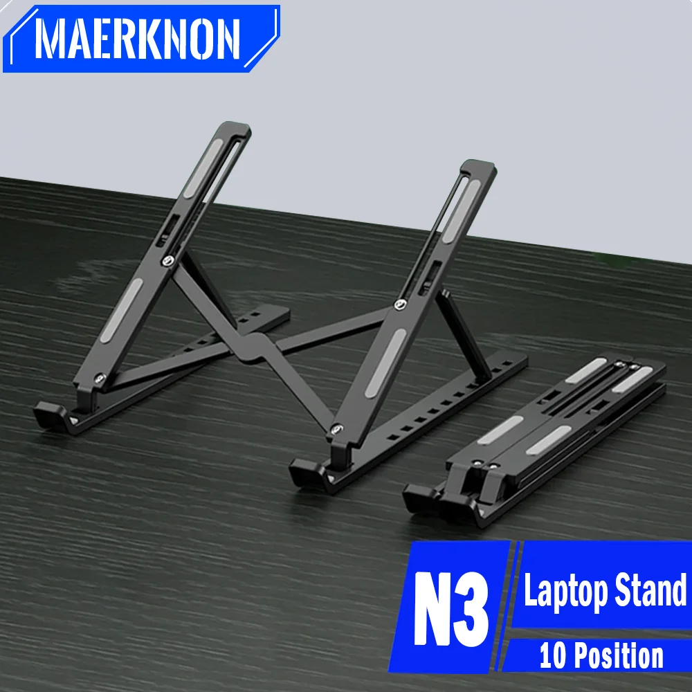 Suporte Dobrável Ajustável para Laptop Suporte Portátil para Notebook Suporte Base Suporte para Acessórios para Laptop Abs Posição 10
