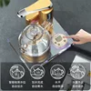 B7 Automatic Add Water Electric Kettle 0.8L Intelligence Teapot Stove Light Crystal Glass Base Anti-dry 7gear temperature adjust 2