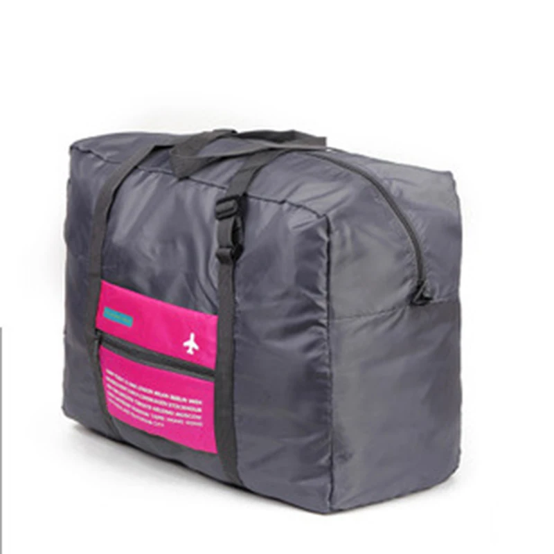 WaterProof Travel Bag Large Capacity Women Nylon Folding Unisex Luggage Travel Handbags Travel Bags Leisure Bag