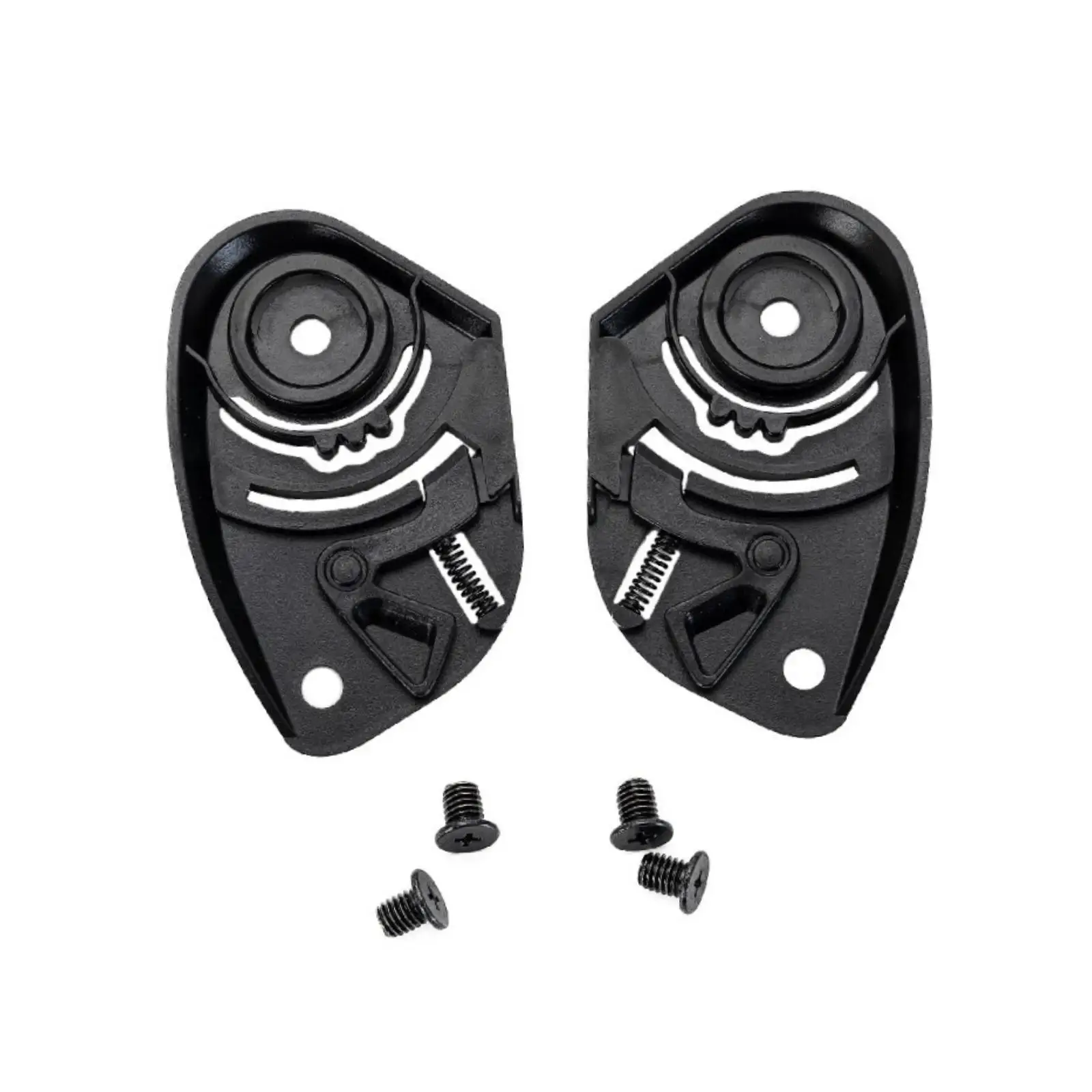 2Pcs Open Face Helmet Bases Visors Base Plate Practical Accessory Sturdy Helmet Lens Bases Replacement for GP
