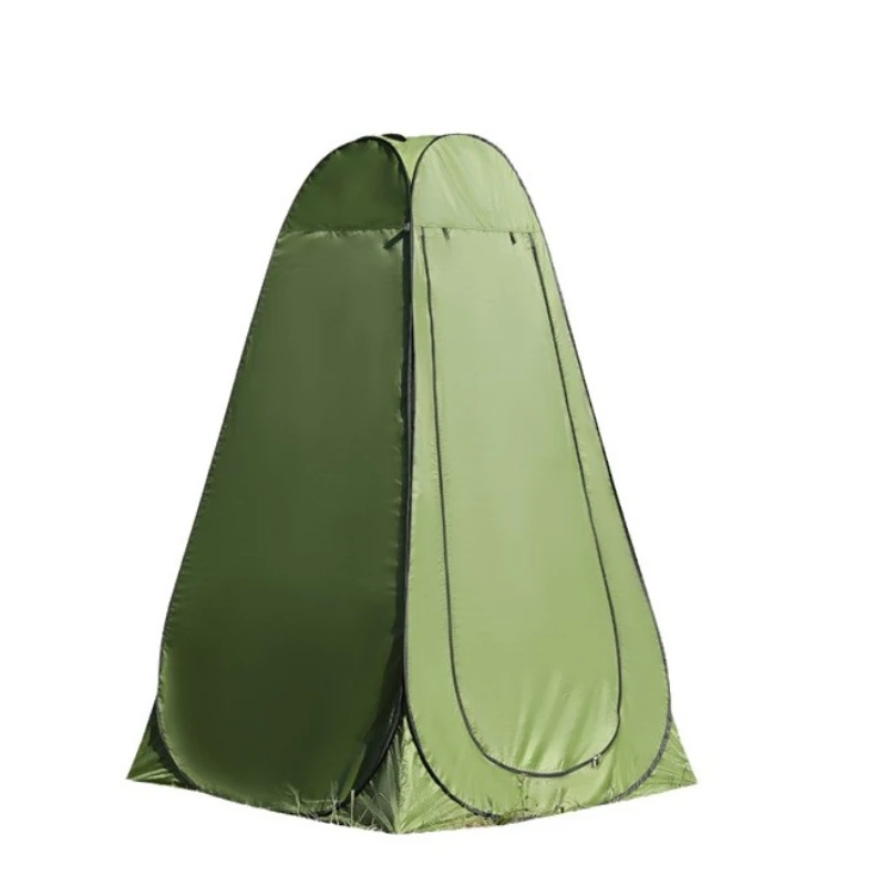 2 Windows Portable Privacy Shower Tent Outdoor Waterproof Changing Room Shelter for Camping Hiking Beach Toilet Shower Bathroom