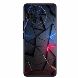 Animal Soft Silicone TPU Phone Case with Shockproof Protective Cool Wolf Design for TCL 60R 5G (M01.CH.54)