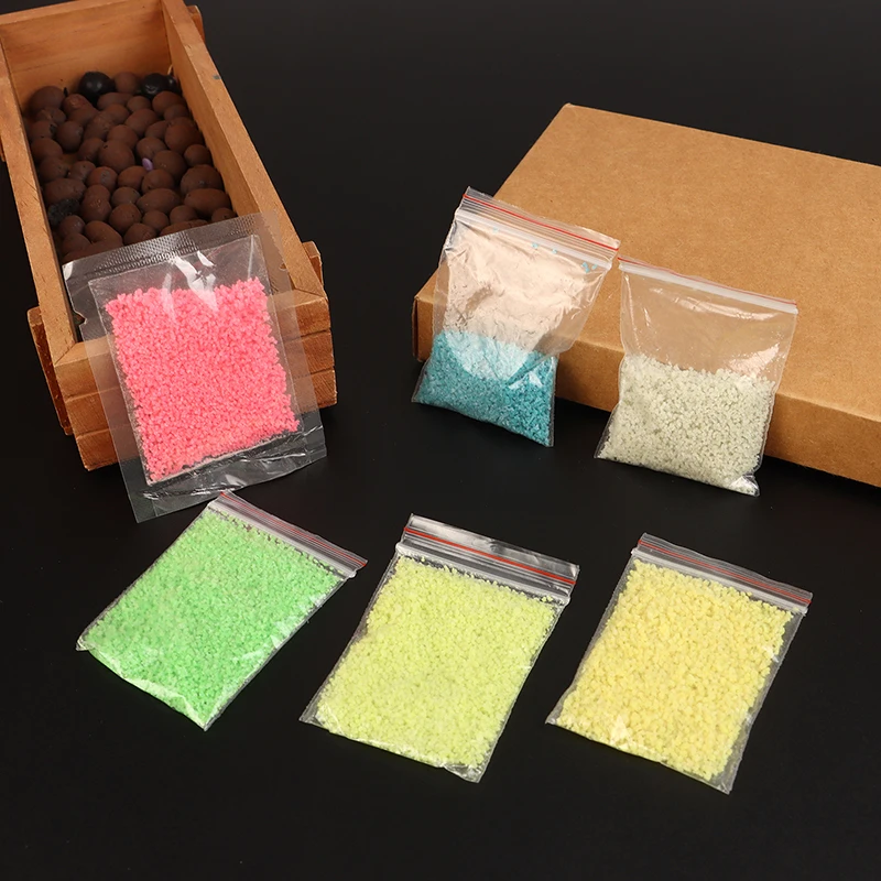 10g DIY Fluorescent Luminous Phosphor Particles Glow Pigment In The Dark Sand Powder Glowing Bright Gravel Noctilucent Stones glow stones luminous sand