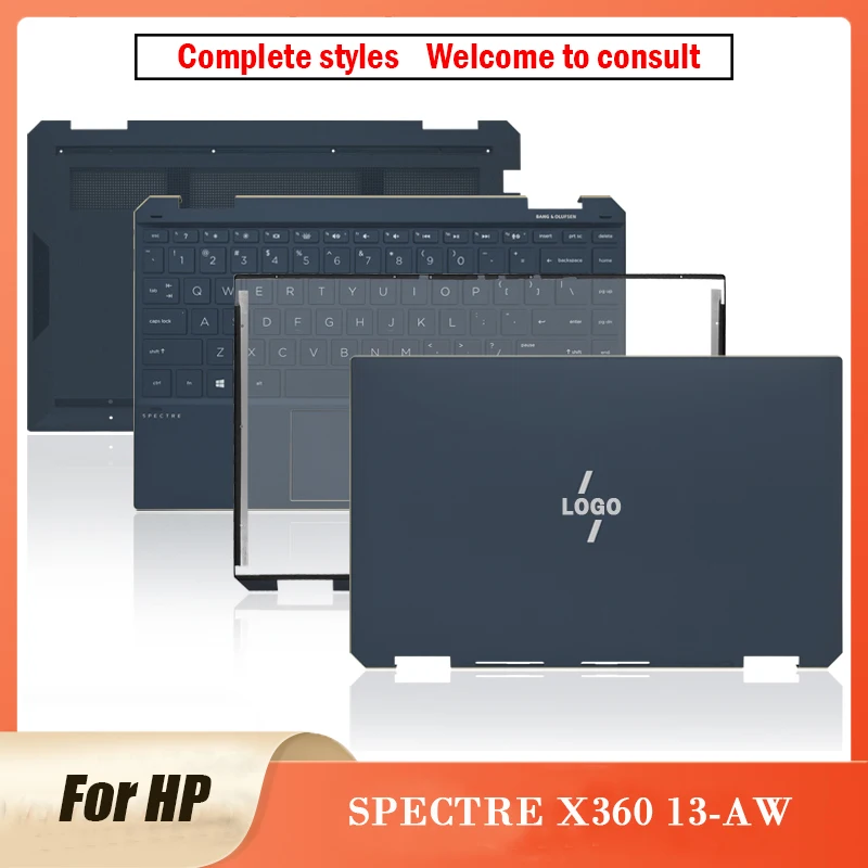 Nuovo Originale Per Hp Pavilion 13 13-Bb Tpn-Q243 Laptop Lcd Cover Posteriore Pamrest Bottom Case Pavilion 13 13-Bb 13.3 Pollici