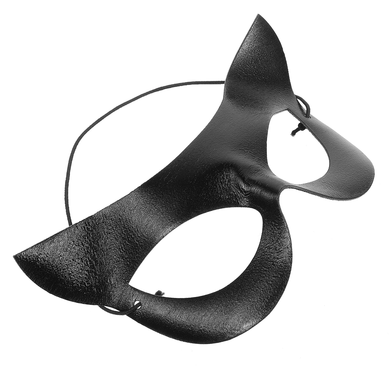 

Mask Half Face Party Mask Masquerade Halloween Cat Shape Costume Black Masquerade Mask Carnival Mask
