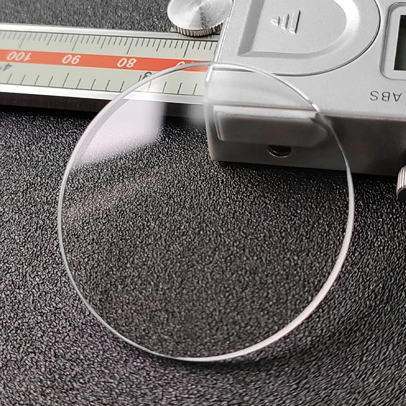 

Flat 2.5mm Thick Mineral Crystal Plane Diameter 30-39.5mm Transparent Smooth Round Watch Parts , 1 pieces