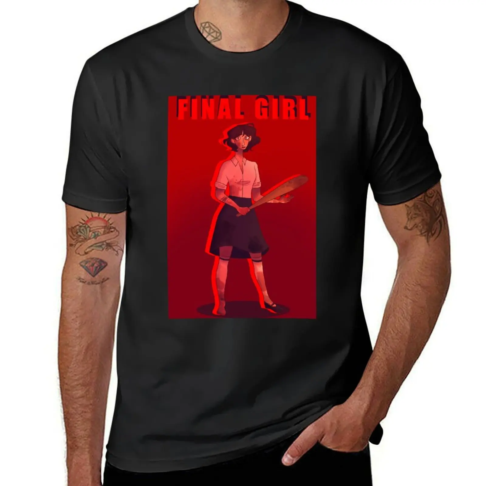 

final girl T-shirt shirts graphic tees vintage clothes summer top animal prinfor boys mens t shirt graphic