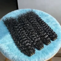 Extensions de cheveux humains brésiliens naturels ondulés (Water Wave) de 24, 26, 28 pouces, bouclés profonds, pour femmes noires, vente en gros 4