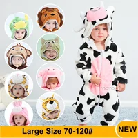 Baby Kigurumi Dinosaur Unicorn Animal Cosplay Costume Winter Warm Jumpsuit for Toddler Boys 1 to 2 3 4 Years Baby Girl Outfits 6