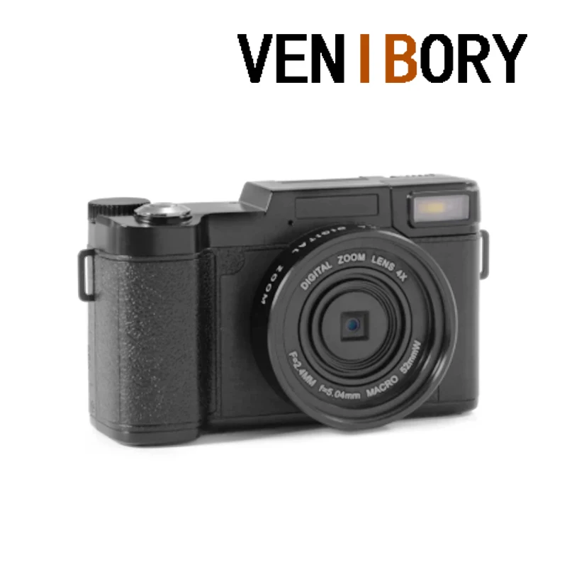 Профессиональная цифровая камера VENIBORY 24MP HD Half-DSLR s с 4-кратным телескопическим