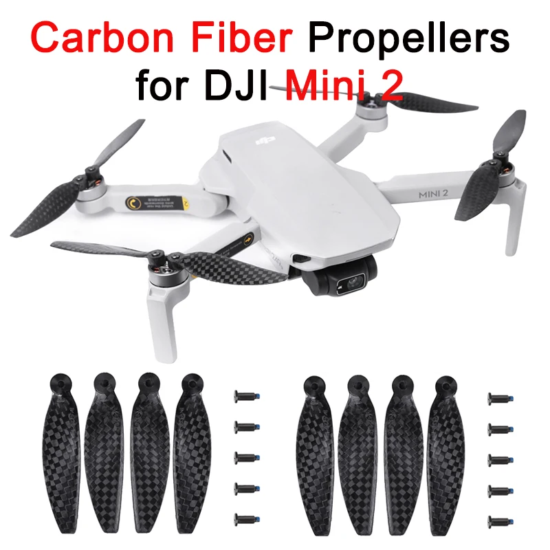 Propellers 4726F Carbon Fiber Lightweight Low Noise Prop For DJI Mini 2 DJI Mini 4K Drone Accessories