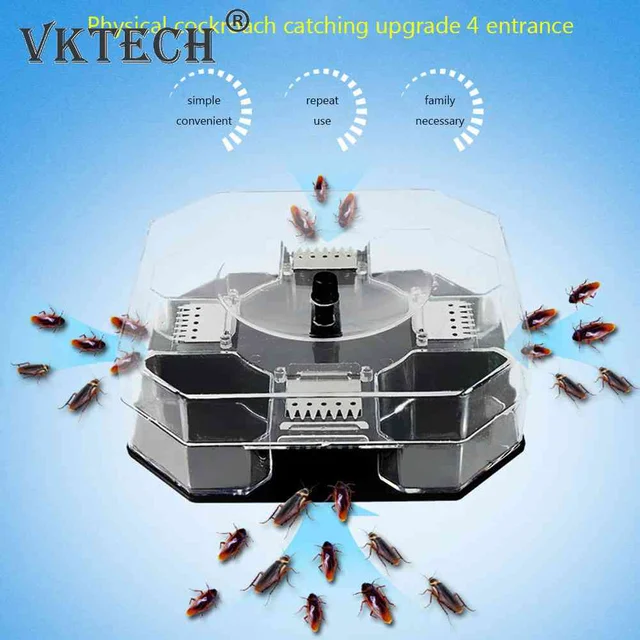 Bug Roach Gyilkos Csapda Újrahasznosítható Háztartási Csótány Ártalmatlan Visszatelepítő Otthoni Konyhai Csalit Tartalmaz - Image 4