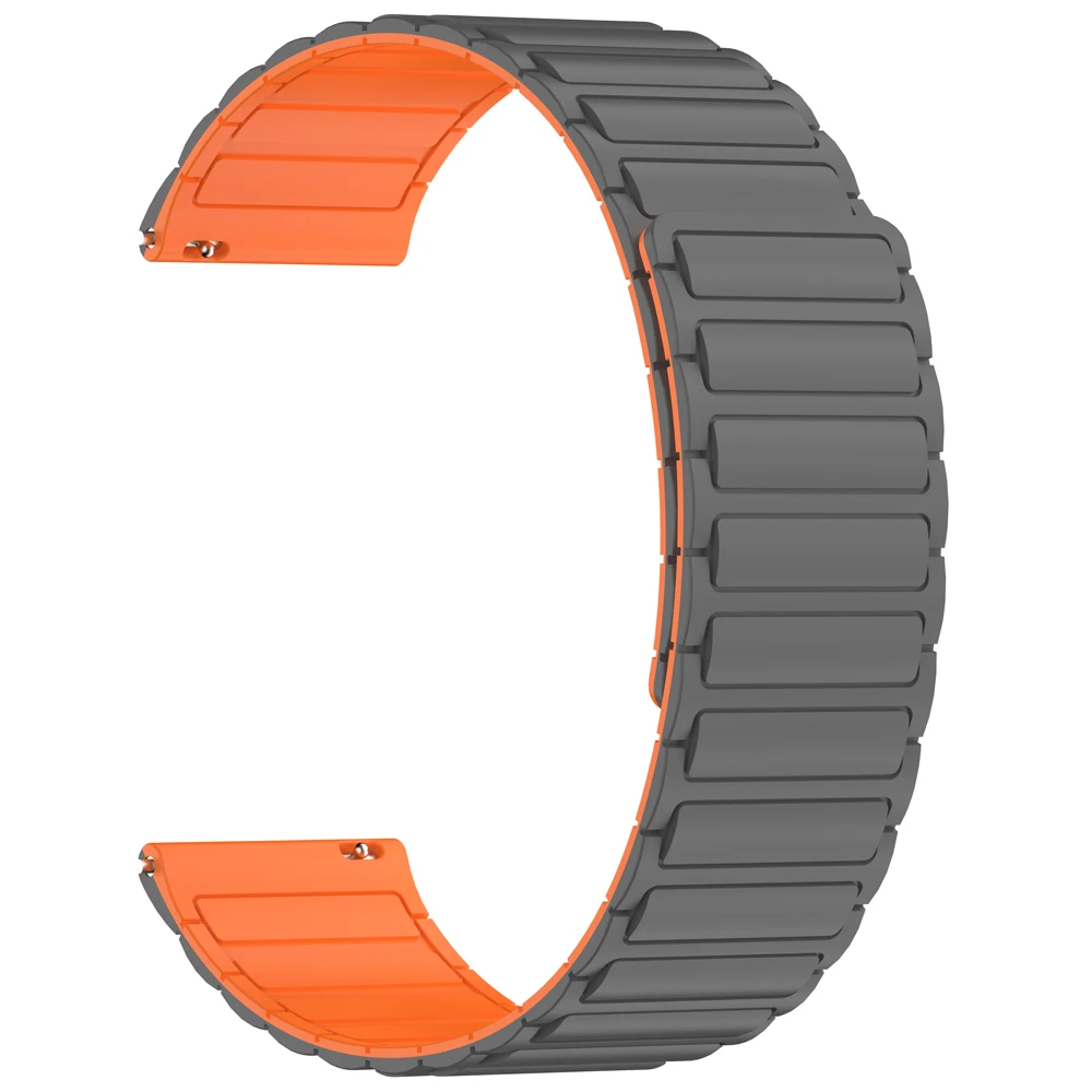 Magnetic Silicone Sport Watch Strap - 22mm