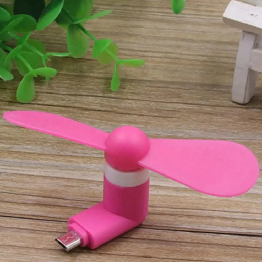 Hot Mini Portable Low Voice For Mobile Phone Fan Radiator Cooling Micro Fan Lightweight Carrying For Android USB Power Supply