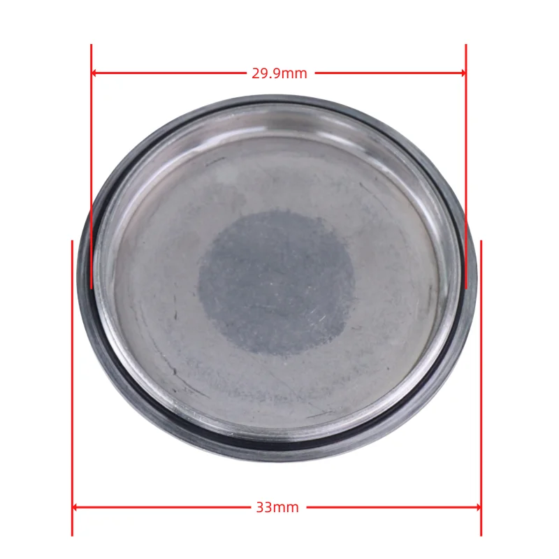 WILDFIRE Transparent Abalone Crystal Glass Back Cover Watch Case Parts