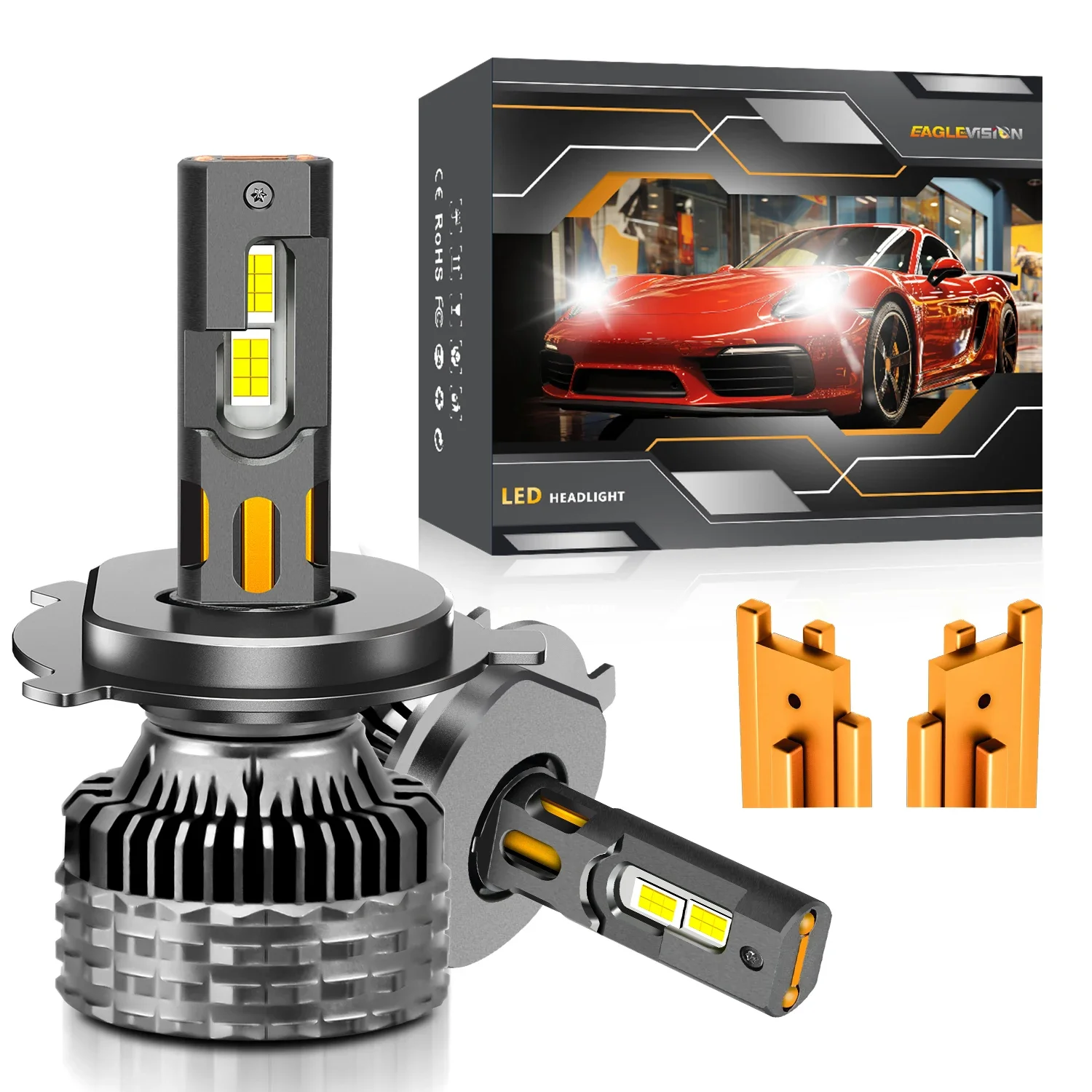 Led Headlight Lamp Bulb for Cars High Power Projector Headlight Canbus 12v 24v H