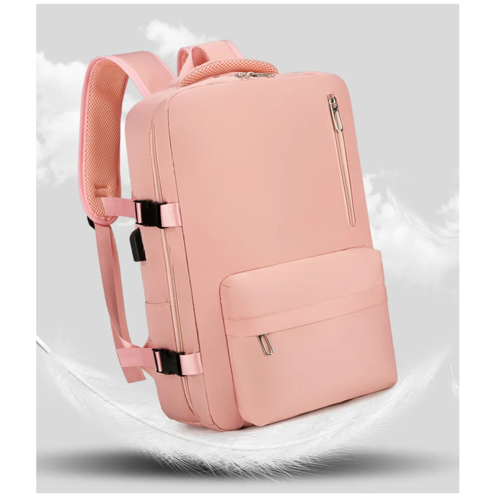 New Business Travel Large Capacity USB Interface Backpack Computer Bag_voghion.com