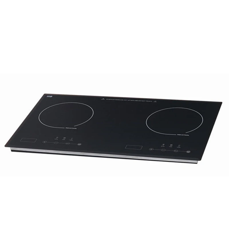 Kitchen Ceramic Cooker Induction Cooktop Double Electric Cooker Hob Heating Electric Stove Vertical Cooking Plate