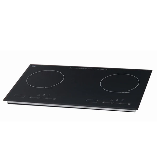 Kitchen 2 Rings Ceramic Cooker Induction Cooktop Double Electric Cooker Hob Heating Cooker Electric Stove Vertical Cooking Plate 4
