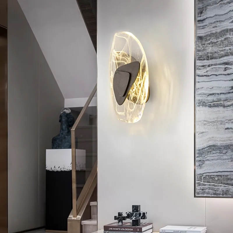 New design Bedside Wall Lamp for Bedroom Stairs Indoor Gold Black LED Wall Lighting Wall Sconce for Home Decor Living Room - Image 4