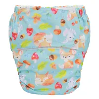 [Sigzagor]1 XL Adult Cloth Diaper Nappy Urinary Incontinence Pocket Reusable Insert Hook and Loop ABDL Age Play 26.7in to 50.4in 1