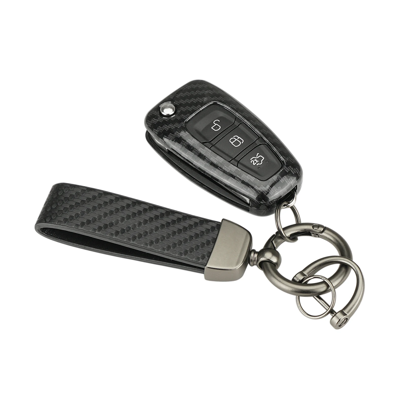

GORBIN брелок для автомобильного ключа из углеродного волокна с 3 кнопками