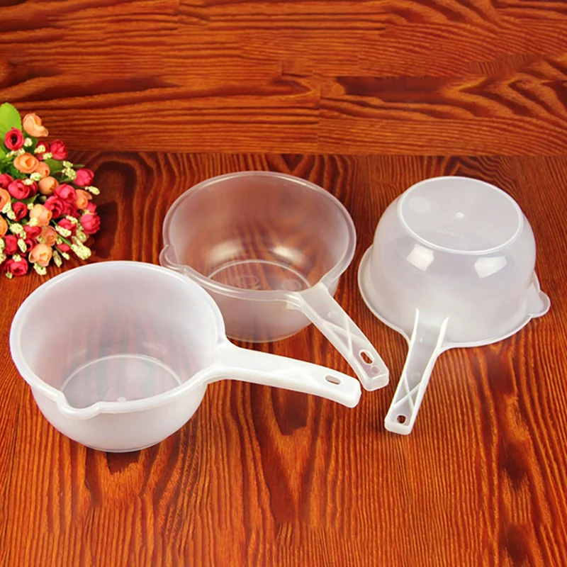 1Pc 1.5L Long Handle Water Ladle With Spout, Kitchen Cooking Tools Water Scoop, Anti-slip Bottom Bathroom Shower Spoon