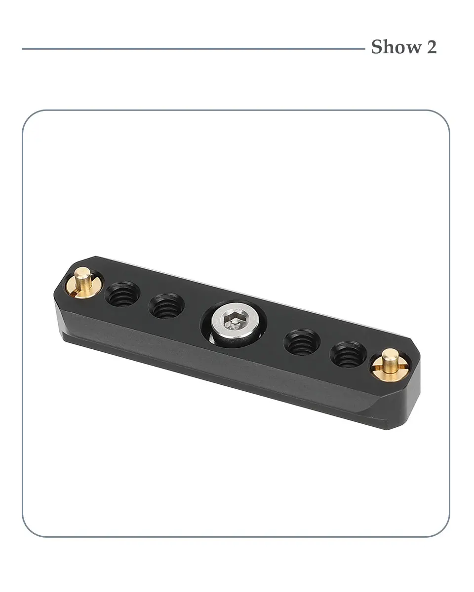 Quick Release NATO Safety Rail 2.8inch With 1/4inch or 3/8inch ARRI-Style Anti-T