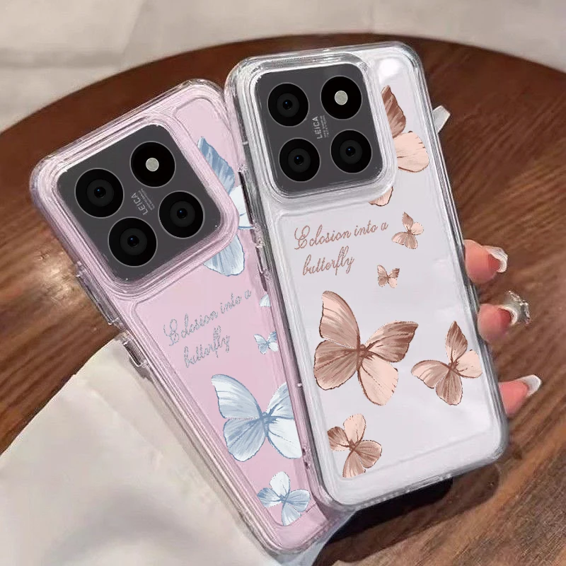 Embroidery Pattern Butterfly Phone Case Cover