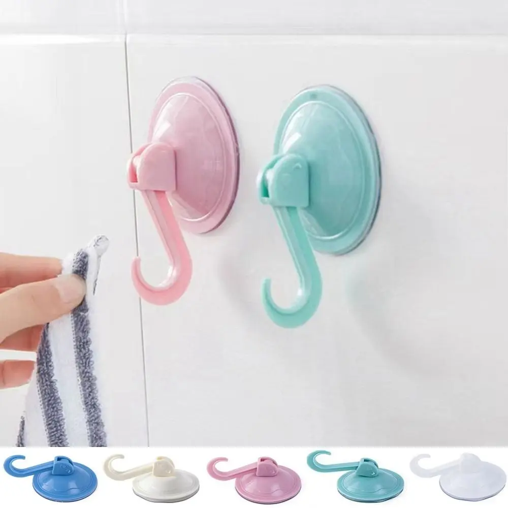 

Round Strong Vacuum Removable Bathroom Kitchen Wall Strong Suction Cup Hook Hanger For Window Decoration Vacuum Sucker