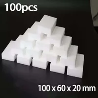 100Pcs/set Melamine Sponge Eraser Sponge Cleaner Cleaning Magic Sponge For Kitchen Bathroom Cleaning Tools Car Office Cleanser 1