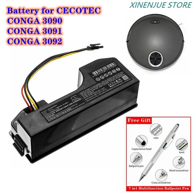  SPANN Reemplazo de batería para CECOTEC Conga 3090