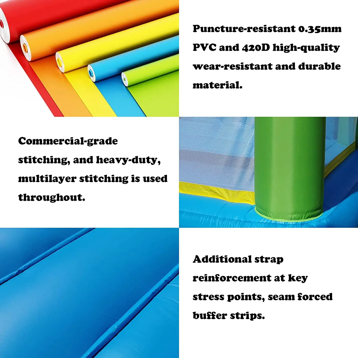 Yard Inflatable Bounce House With Slide 12*9*8ft Bounce House For Kids 5-12 Bouncer With Blower For Outdoor Backyard/Indoor 3