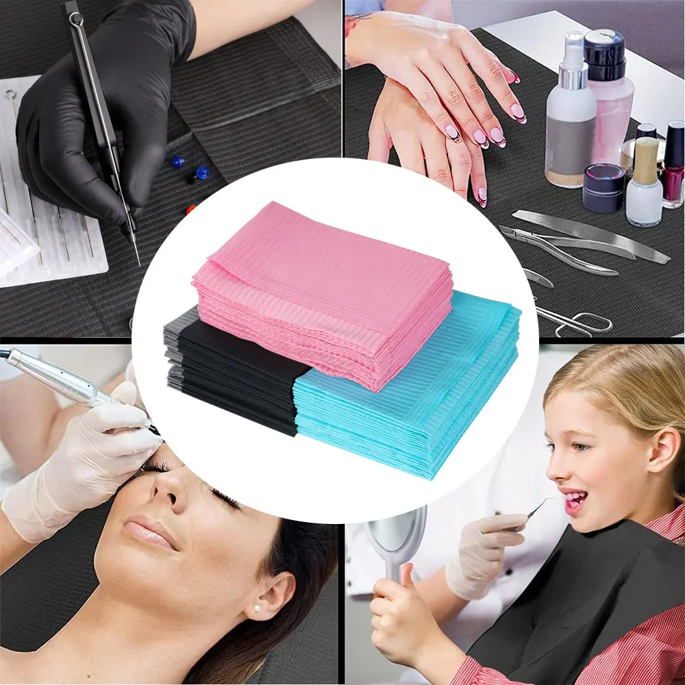 Disposable Tattoo Pads 100PC Tattoo Table Covers Clean Pad Dental Bibs Sheets Cloths Underpad Hygiene Personal Waterproof