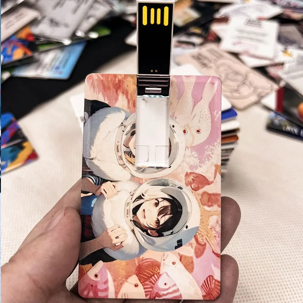 은행 카드 USB 플래시 드라이브, 비즈니스 선물, 컬러 프리 커스텀 펜 드라이브, 64GB, 플라스틱 32GB, 16GB, 8GB, 4GB, 메모리 스틱 U 디스크, 128GB