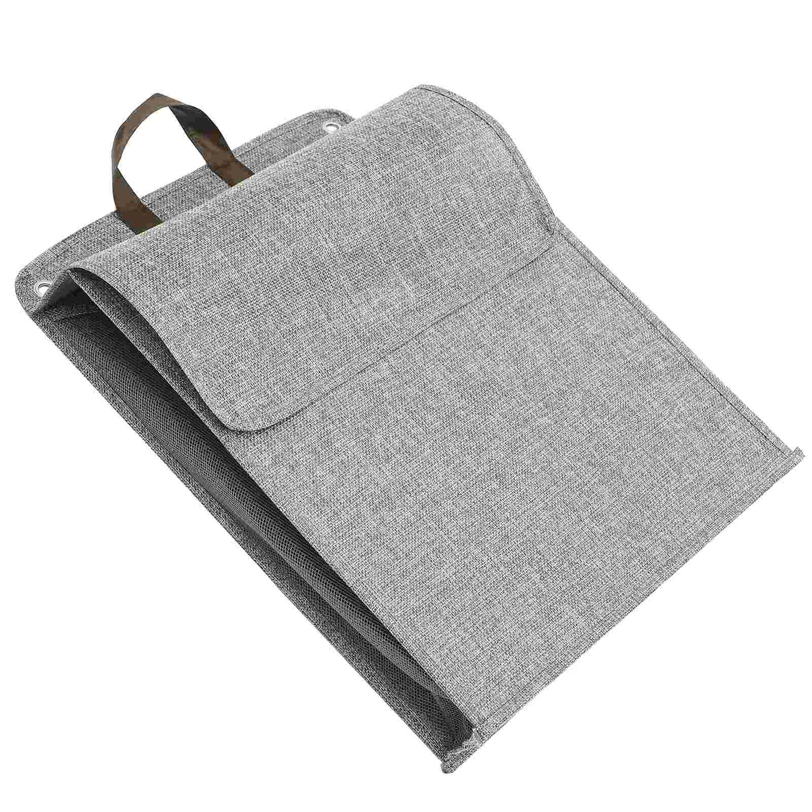 

Wash Baskets Laundry Bathroom Wall Collapsible Hamper Hanging Cotton Linen Mount Clothes Folding