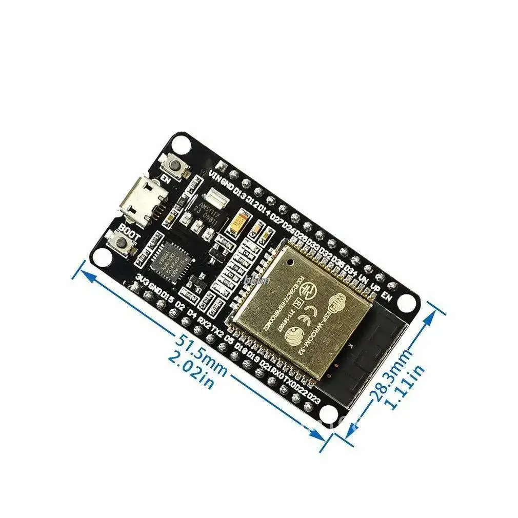 개발 보드 ESP32 ESP-32 무선 와이파이 블루투스 호환 모듈, 듀얼 코어 CP2102 필터 모듈, Arduino용 2.4GHz RF