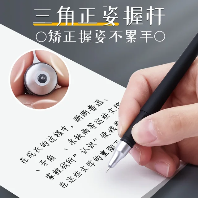 50Db Semleges Tollak Fekete 0,5 Mm -Es Szén A Hallgatók Gyors Szárításához, Sima Írás Aláírás Iroda Junior Iskolai Golyópont - Image 5