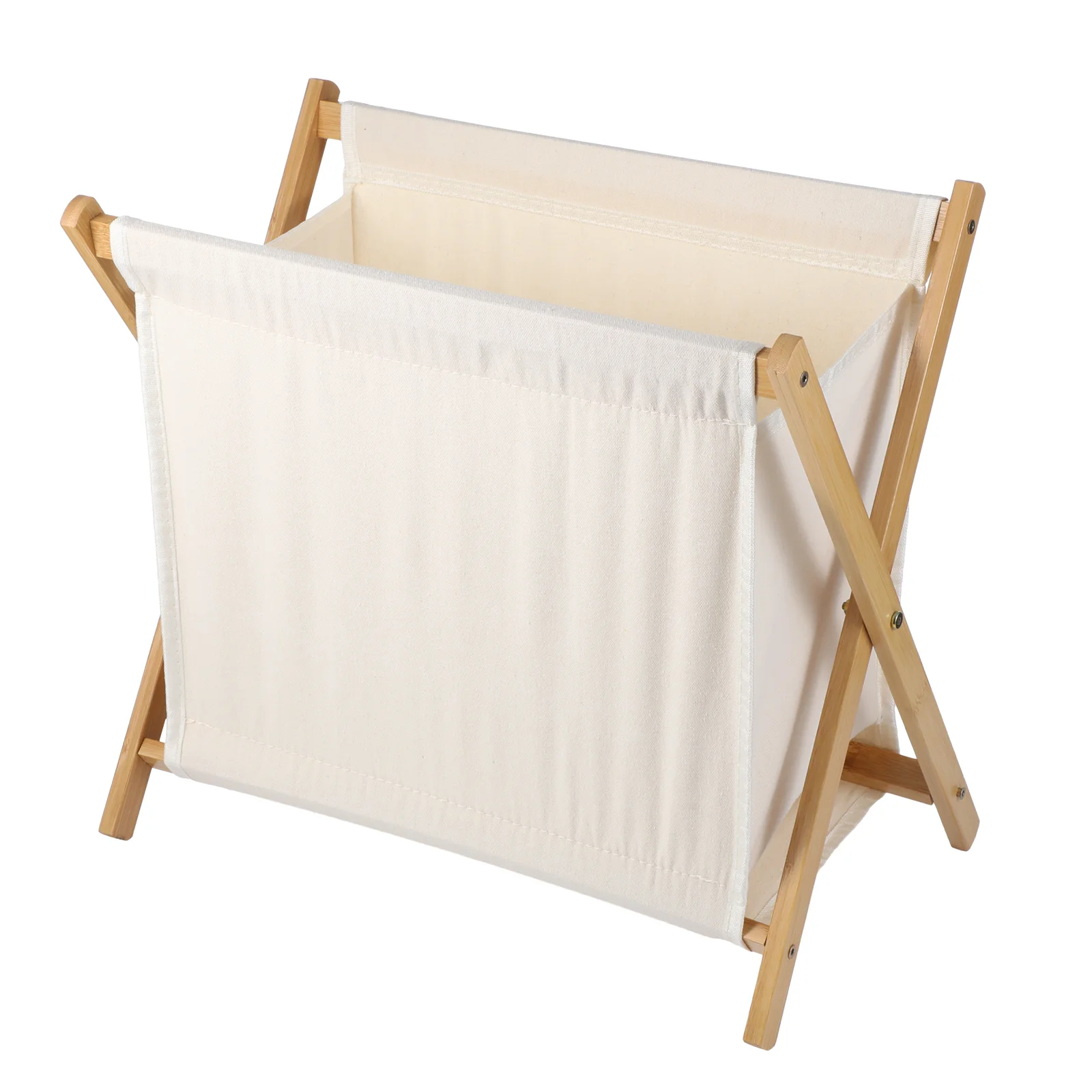 

Clothes Hamper Laundry Basket Collapsible Wooden Foldable Laundry Basket Clothes Sorter Organizer Washing Basket Bedroom