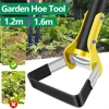 Garden Hoe Tool Stainless Steel Sharp Stirrup Loop Weeding Tool Triangle Head Weeding Hoe with Long Handle Ergonomic for Garden 1