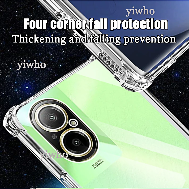 Transparent Anti-Scratch TPU Phone Protector Case - Safety Back Cover