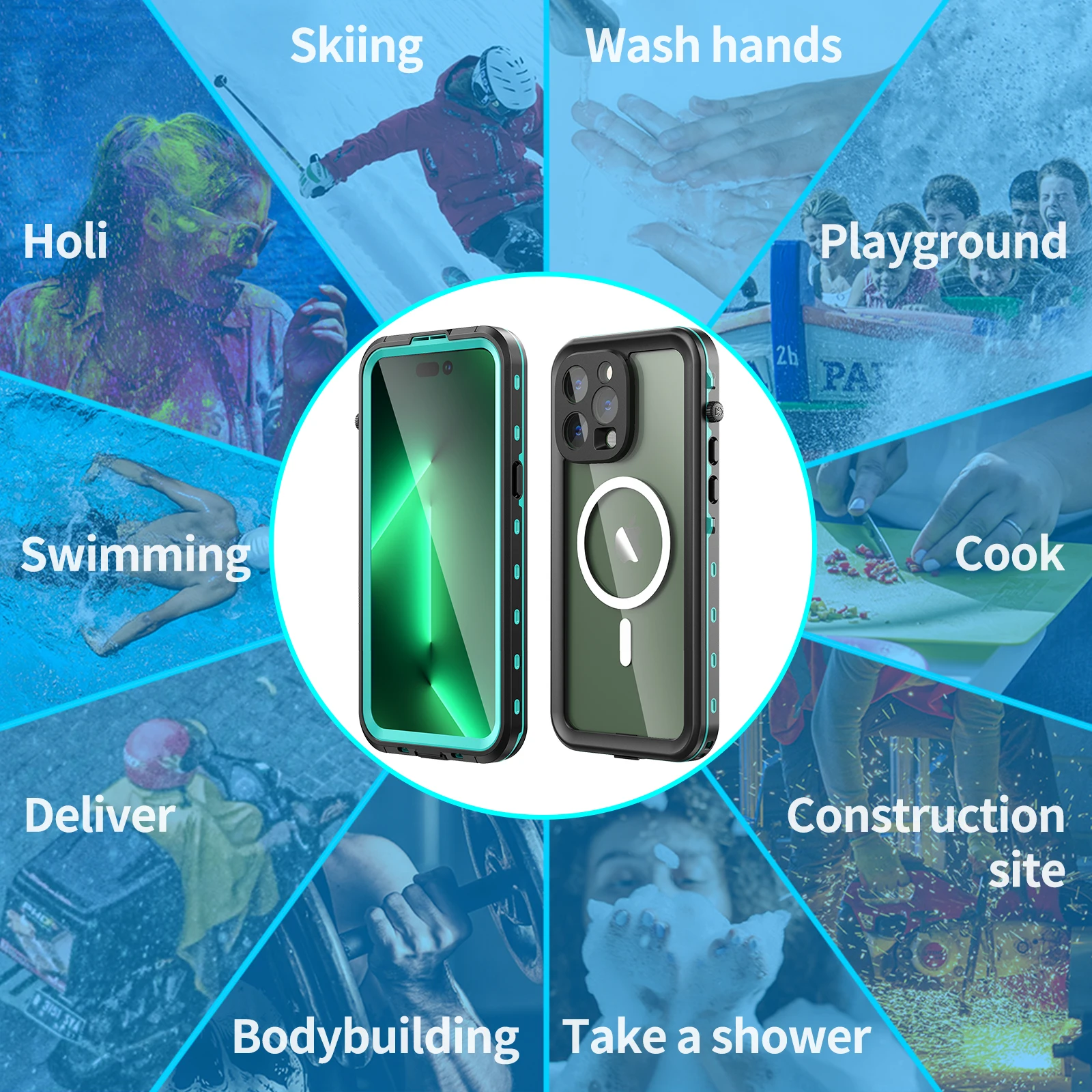 o iphone 14 pro max caso transparente