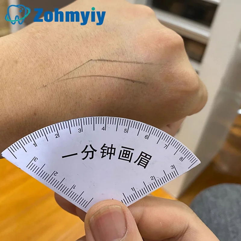 Fast Drawing Eyebrow Design Ruler Microblading Mapping Tool Shaping Permanent Makeup Drawing Guide Ruler Tattoo Supplies Reuse