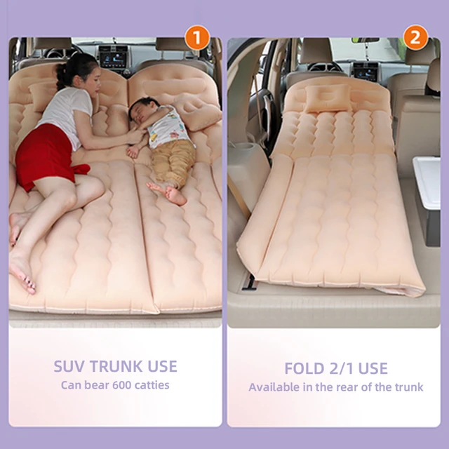 200*125cm Auto Reise Bett Automatische Aufblasbare Beflockung Tuch Luft  Matratze Für SUV Erwachsene Selbst-fahren Reisen outdoor Camping -  AliExpress