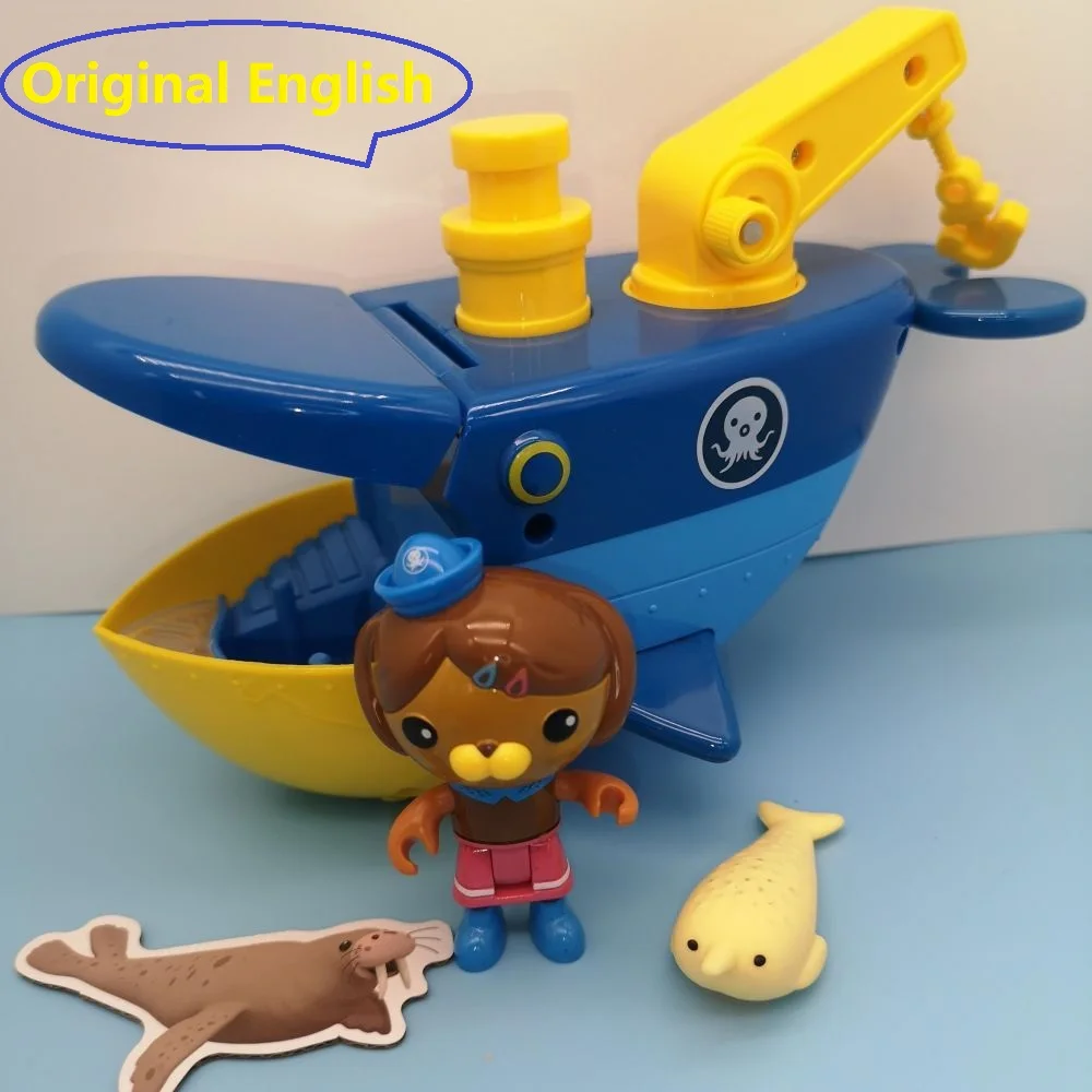 octonauts playset Toys GUP-C English Anime Sound Action Figure Creature Doll Toys Kwazii Barnacles Peso Kids Toys Gifts
