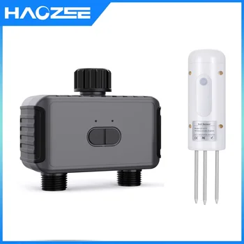 Tuya Smart Watering Timer 2 Outlet Smart Sprinkler Drip Irrigation Controller Water Valve Rain Delay Programmable Controllers 1