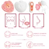 Breast Massage Pads with Hot Compress Wireless Chest Massager Breast Enhancement Instrument Red Light Massage Anti-sagging Chest 5