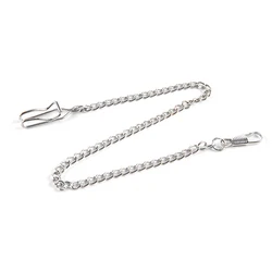 Antique Bronze Alloy Pocket Watch Chain (Silver)
