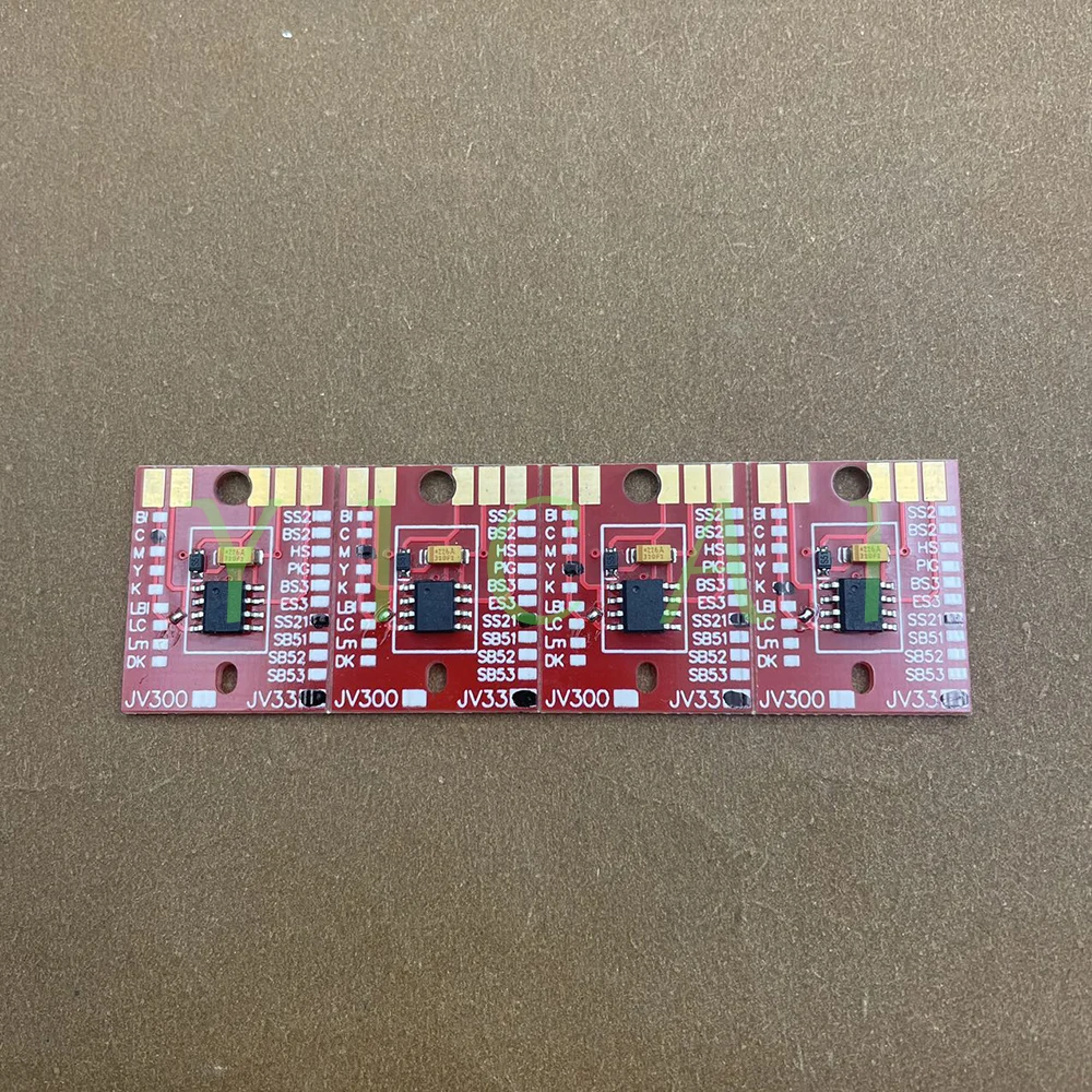 

4 colors C M Y K permanent chip SS21 BS3 for Mimaki JV33 CJV30 JV30 JV34 inkjet printer plotter ink cartridge chips
