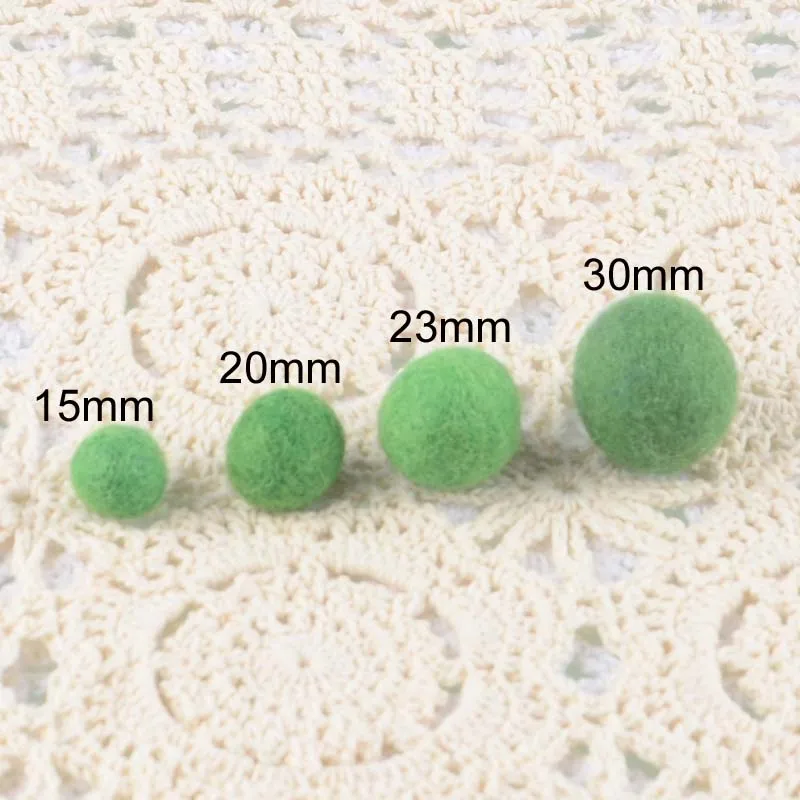 Wool Felt Balls 100pcs/lot 20mm Wool Felt Balls Garland Party Decor Wedding Decorations Kids Room Decor Home Diy Craft